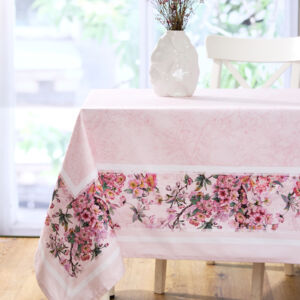 Скатерть Sakura Розовый 145х250 Диагональ CozyHome