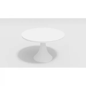 Стол обеденный Gardenini Voglie Round белый whgrll