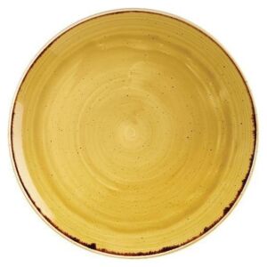 Тарелка Churchill SMSSEV121 | Stonecast, цвет Mustard Seed Yellow SMSSEV121 Англия Rstl