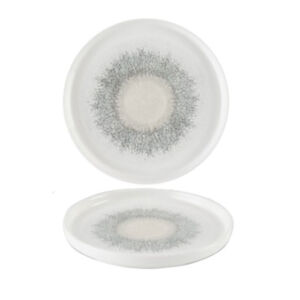 Тарелка мелкая 26см, h2см с прямым бортом, Churchill Chefs Plate цвет Agate Grey, FSGYWP261 Англия Rstl