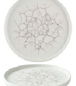Тарелка мелкая 26см, h2см с прямым бортом, Churchill Chefs Plate цвет Agate Grey, KTAGWP261 Англия Rstl
