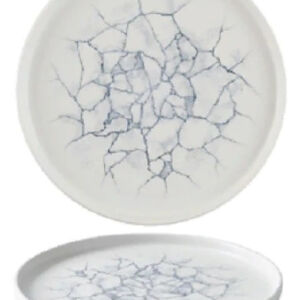 Тарелка мелкая 26см, h2см с прямым бортом, Churchill Chefs Plate цвет Kintsugi Pearl Grey, KTPGWP261 Англия Rstl