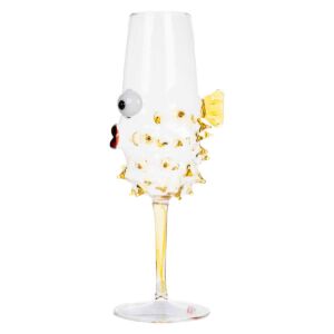 Бокал для шампанского Massimo Lunardon Flute pesce palla MI-365 vrdm