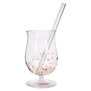 Бокал с трубочкой Massimo Lunardon Malfy IT-564. vrdm