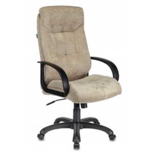 Бюрократ Кресло руководителя, подлокотники пластик, крестовина пластик, материал ткань, регулировка по высоте, газлифт, механизма качания, максимальная нагрузка 120 кг, цвет бежевый, CH-824-LT-21 CH-824-LT-21 KNS