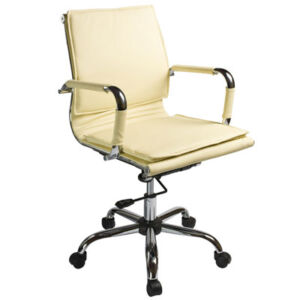 Бюрократ CH-993-Low ivory Кресло руководителя, подлокотники (металл), крестовина (металл), материал (искусственная кожа), регулировка по высоте, механизма качания, газлифт, максимальная нагрузка 120 кг, цвет айвори, CH-993-Low/ivory CH-993-Low/Ivory KNS
