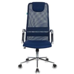 Бюрократ Кресло руководителя, подлокотники (металл), крестовина (металл), материал (текстиль, искусственная кожа), регулировка по высоте, газлифт, механизм качания, максимальная нагрузка 120 кг, цвет синий, KB-9N-DB-TW-10N KB-9N-DB-TW-10N KNS