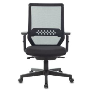 Бюрократ Кресло оператора, пластиковые подлокотники, крестовина пластик, материал сетка/ткань, регулировка по высоте, газлифт, максимальная нагрузка 120 кг, цвет черный, MC-611N/B/418B MC-611N/B/418B KNS