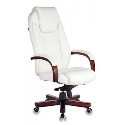 Бюрократ Кресло руководителя, подлокотники дерево, крестовина дерево, материал кожа, регулировка по высоте, газлифт, механизм качания, максимальная нагрузка 200 кг, цвет бежевый, T-9923WALNUT-IVORY T-9923WALNUT-IVORY KNS Бюрократ Кресло руководителя, подлокотники дерево, крестовина дерево, материал кожа, регулировка по высоте, газлифт, механизм качания, максимальная нагрузка 200 кг, цвет бежевый, T-9923WALNUT-IVORY T-9923WALNUT-IVORY KNS