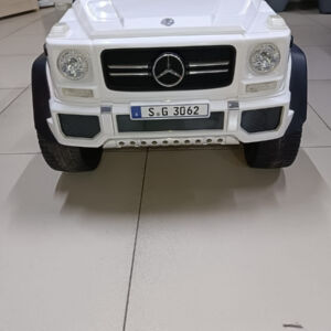 Детский электромобиль Джип Mercedes G650 Ultra New белый 27 Glbldrv