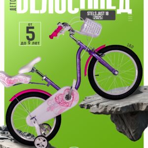 Детский велосипед Stels Jast 18, год 2025, цвет Розовый Сталь Россия VlSkld