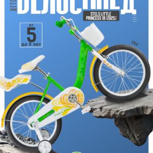Детский велосипед Stels Little Princess 18, год 2025, цвет Зеленый Сталь Россия VlSkld