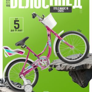 Детский велосипед Stels Magic 18, год 2025, цвет Розовый Сталь Россия VlSkld