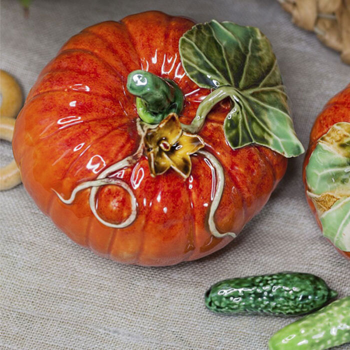 Фигурка Ярославская Керамическая Мануфактура Овощи и фрукты. Тыква средняя TZ040208.01 vrdm Фигурка Ярославская Керамическая Мануфактура Овощи и фрукты. Тыква средняя TZ040208.01 vrdm
