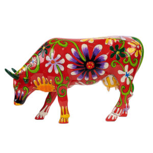 Коллекционная корова CowParade Russia Flower Lover Cow 30,5x19,5см 46770 vrdm