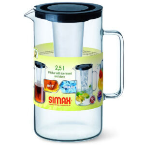 Кувшин с емкостью для льда и ситечком Simax 2,5л СИС088 vrdm