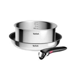 Набор посуды Ingenio Cook Eat 3 предмета: L881S304  Tefal Tefal Для всех плит, включая индукцию Есть Ingenio Cook Eat  Китай