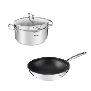 Набор посуды Кастрюля 20 + Сковорода Вок Duetto+  Tefal