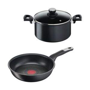 Набор посуды Unlimited 2 предмета кастрюля 5,2 л с крышкой/сковорода 24 см  Tefal