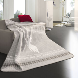 Плед 1,5-спальный Biederlack Alpine Collection Alps nature 790750/150200 vrdm
