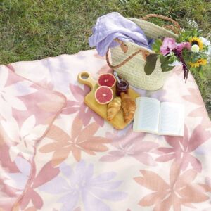 Плед 1,5-спальный Biederlack Charmed Summer Plumeria 792952/150200 vrdm