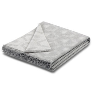 Плед 1,5-спальный Biederlack Dark Elements Shadow Gre 765642/130170 vrdm