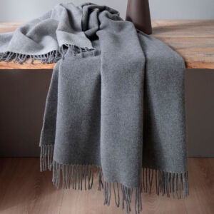 Плед 1,5-спальный Biederlack Grau-Silber 748522/150200 vrdm