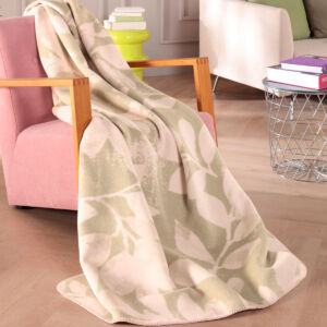 Плед 1,5-спальный Biederlack Pink Scent Soft Leves 807670/150200 vrdm