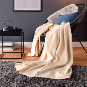 Плед 1,5-спальный Biederlack Summer Pearl oatmeal 783288/150200 vrdm