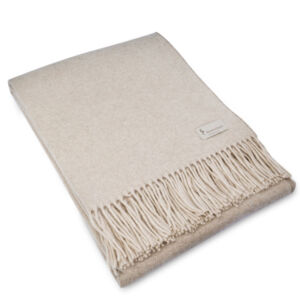 Плед 1,5-спальный Biederlackborbo Cashmere Nature-Sand, бежевый 747211/130170 vrdm