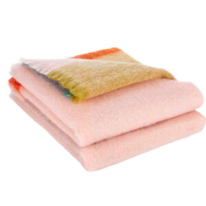 Плед 1,5-спальный Brun de Vian-Tiran Mohair Dessins, розовый PMMMOH1418COPE0 vrdm