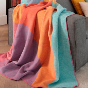 Плед 150x200см Biederlack Happy Colours Lava 816283/150200 vrdm