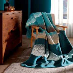 Плед 180x220см Biederlack Ocean Wave 812162/180220 vrdm