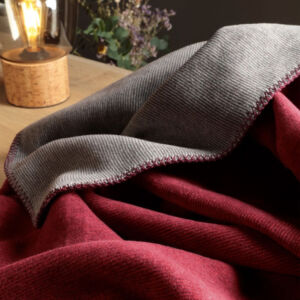 Плед Biederlack Bold in Color Plum-shiefer 801852/150200 vrdm
