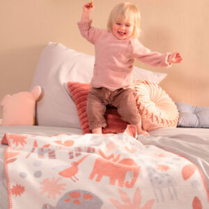 Плед детский Biederlack Lovely & Sweet Zoo 801203/075100 vrdm