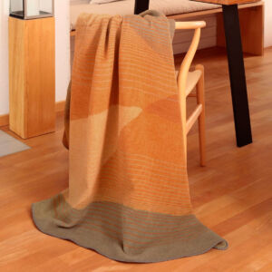 Плед евро Biederlack Oversize Special Circular Honey 802583/220240 vrdm