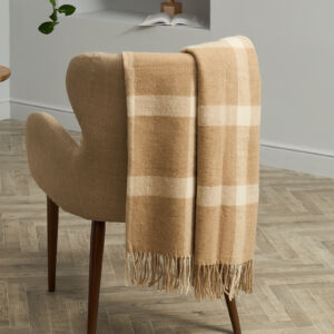 Плед Gianni Бежевый 150х200 Шерсть CozyHome