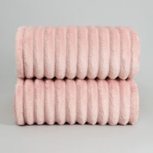 Плед Soft strip, розовый Розовый 200х220 Микрофибра CozyHome