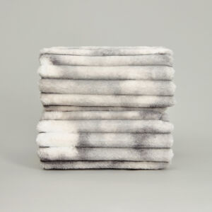 Плед Soft strip, серо-белый Серый 200х220 Микрофибра CozyHome