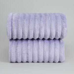 Плед Soft strip, сирень Сиреневый 150х200 Микрофибра CozyHome