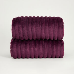 Плед Soft strip, слива Сиреневый 150х200 Микрофибра CozyHome