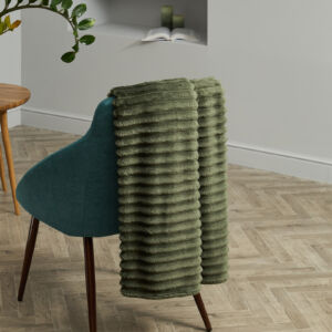 Плед Soft strip, зеленый Зеленый 150х200 Микрофибра CozyHome