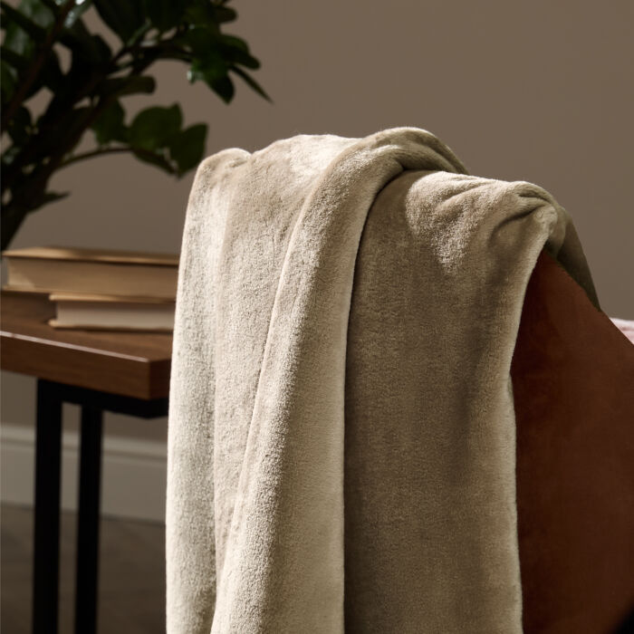 Плед Supersoft, капучино Бежевый 150х200 Микрофибра CozyHome Плед Supersoft, капучино Бежевый 150х200 Микрофибра CozyHome