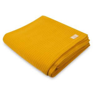 Покрывало вязаное Elpida Горчичное ELP.01.SP.010.0011.003 vrdm