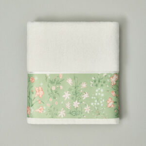 Полотенце Fiori di prato Белый 70х130 Велюр Турция A46489 CozyHome