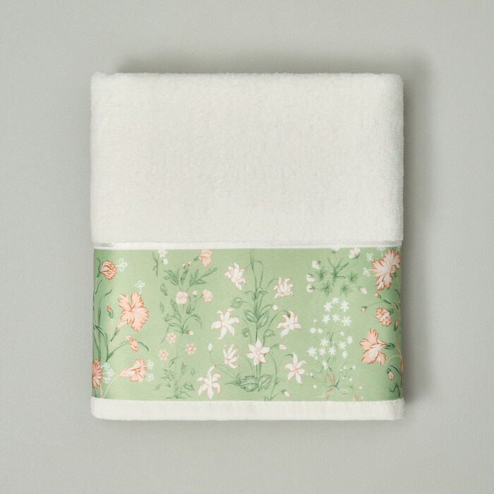 Полотенце Fiori di prato Белый 70х130 Велюр Турция A46489 CozyHome Полотенце Fiori di prato Белый 70х130 Велюр Турция A46489 CozyHome