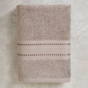 Полотенце махровое Basena, дымчатое Серый 100х150 Махровое полотно CozyHome