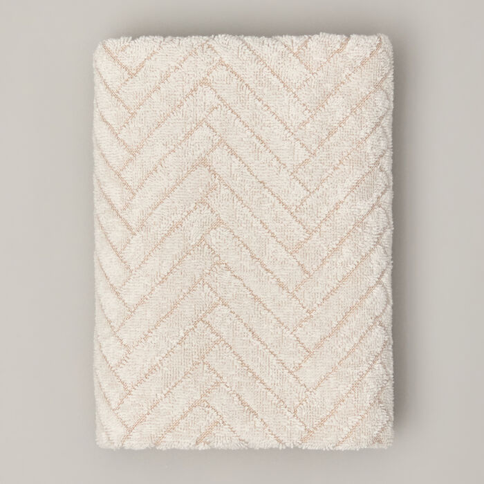 Полотенце махровое Casetta, бежевое Бежевый 50х90 Махровое полотно CozyHome Полотенце махровое Casetta, бежевое Бежевый 50х90 Махровое полотно CozyHome