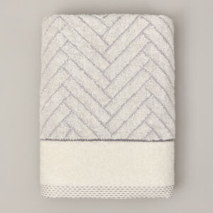 Полотенце махровое Casetta, серое Серый 70х130 Махровое полотно CozyHome