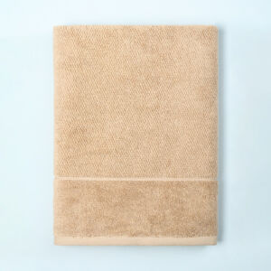 Полотенце махровое Evaristo, бежевое Бежевый 70х130 Махровое полотно CozyHome